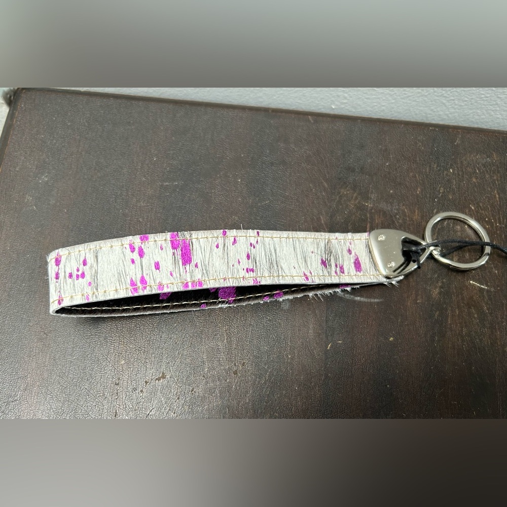 NWT Myra Bag Pink Splatter Patterned Pink Key Holder
